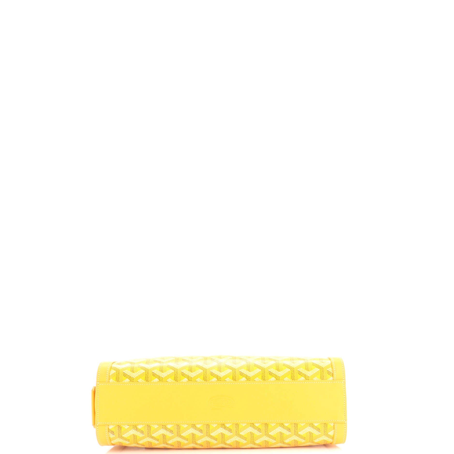 Bonbonniere Bag Coated Canvas, Alternate, color, Yellow