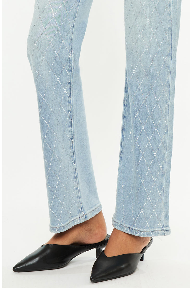 Cheriese High Rise Straight Jeans, Alternate, color, Light Wash