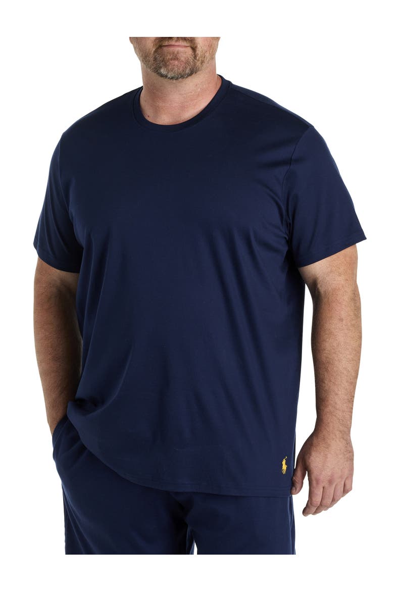 Big & Tall Luxe Lounge T-Shirt, Main, color, CRUISE NAVY