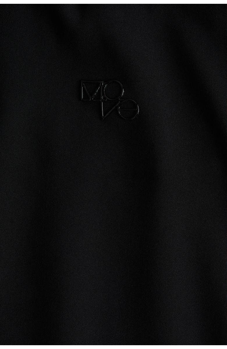 H&M Mama Long-sleeved Sports Top, Alternate, color, Black