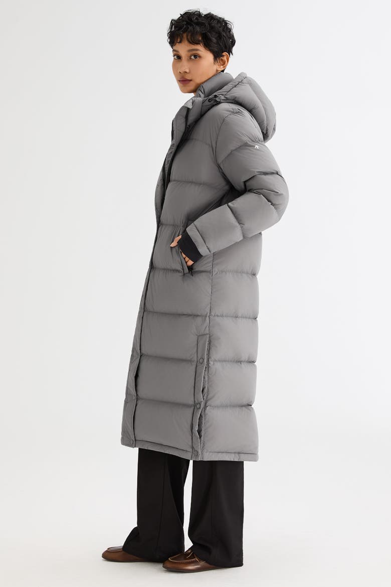 Puff-O® Long Down Puffer Jacket, Alternate, color, Gray