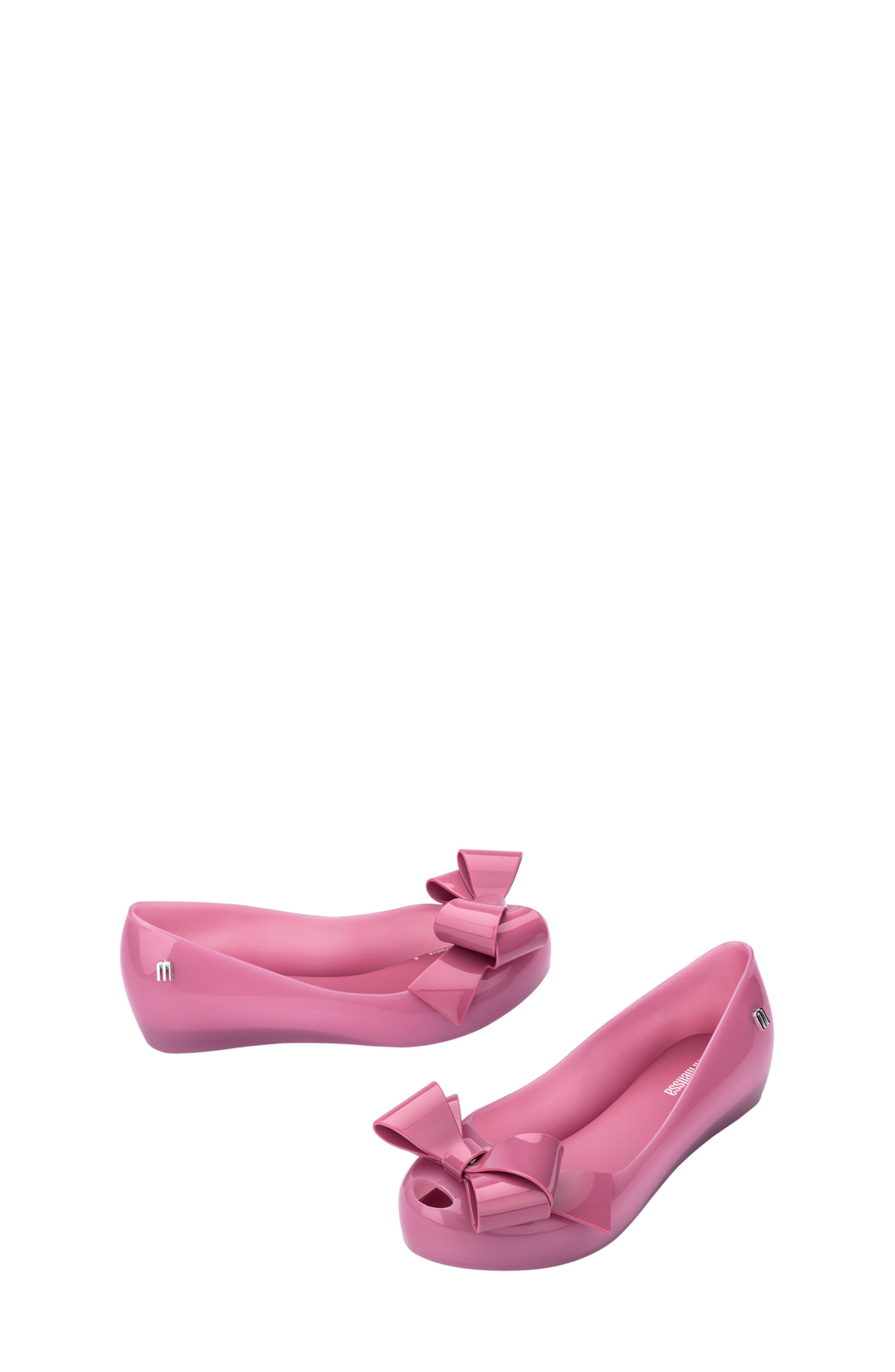 Mini Melissa Kids' Ultragirl Classic Flat, Alternate, color, Lilac