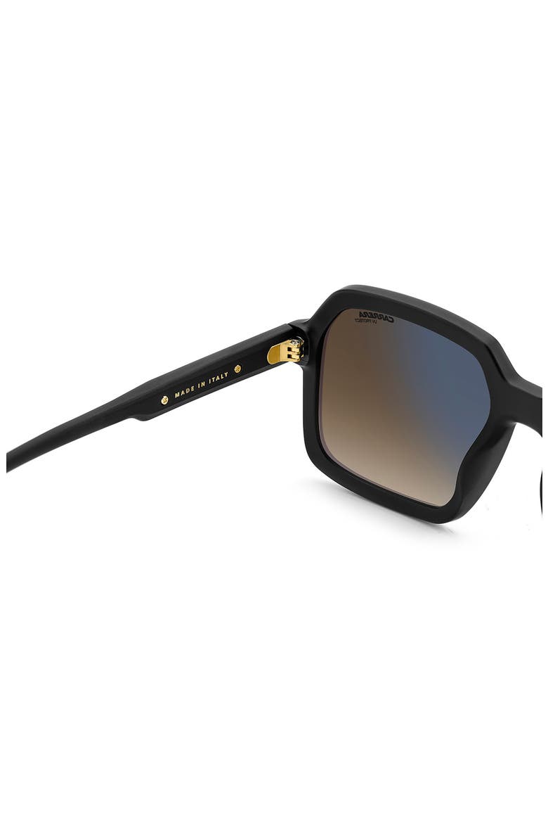 56mm Victory 08 Square Sunglasses, Alternate, color, MATTE BLACK