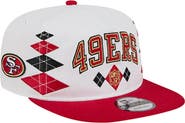 New Era Men's New Era  White San Francisco 49ers Argyle 19TWENTY Adjustable Hat