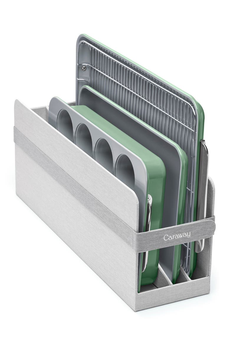 Nontoxic Ceramic 5-Piece Bakeware Set, Alternate, color, SAGE