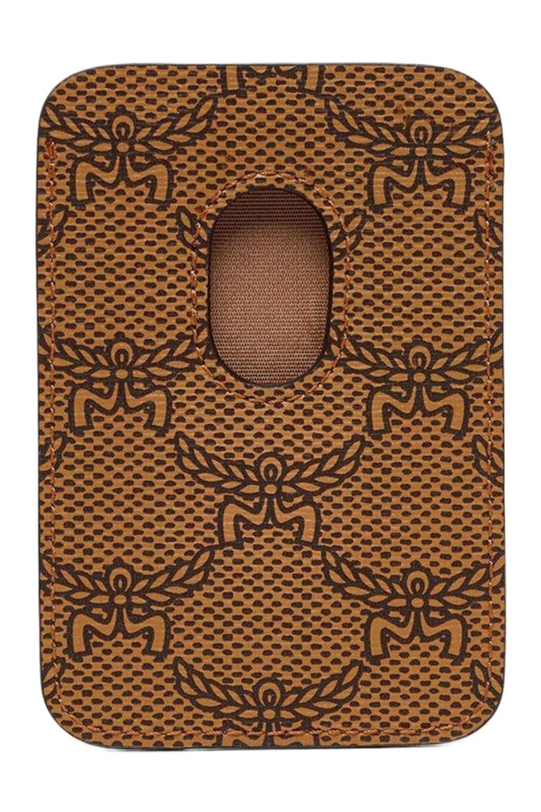 Himmel N/S Card Case in Lauretos, Alternate, color, COGNAC