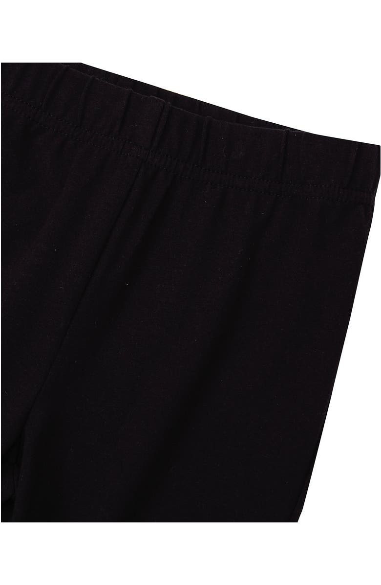 Lands' End Girls Plus Tough Cotton Legging, Alternate, color, Black