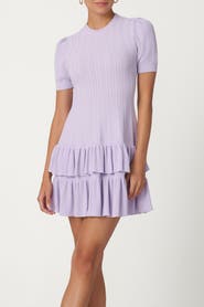 Shoshanna Pointelle Knit Sloan Dress