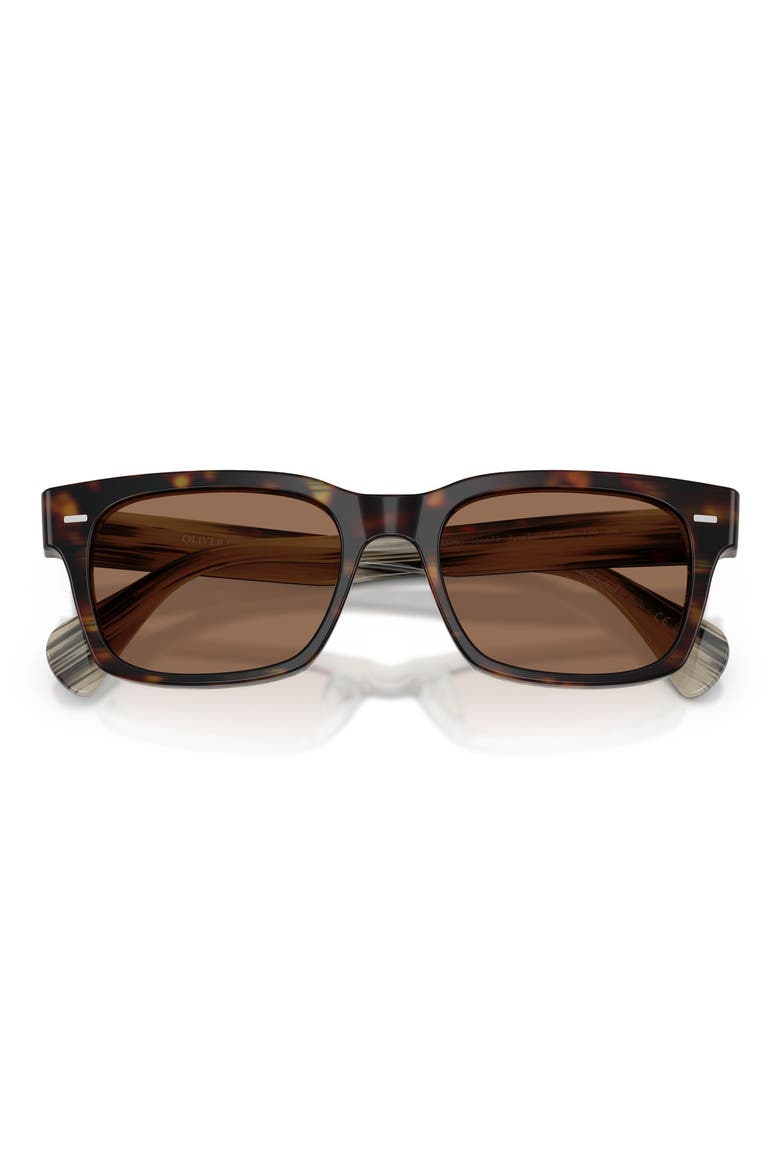 Ryce 54mm Square Sunglasses, Alternate, color, HORN / BROWN