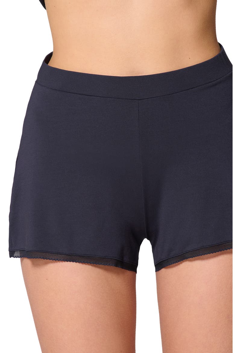 Aurore Pajama Shorts, Alternate, color, FULL MOON