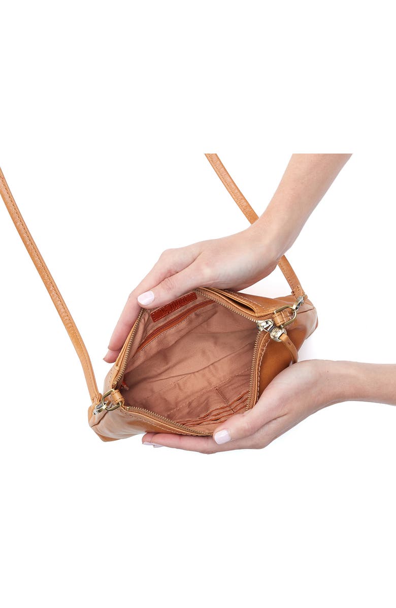 HOBO Darcy Convertible Leather Crossbody Bag, Alternate, color, Natural