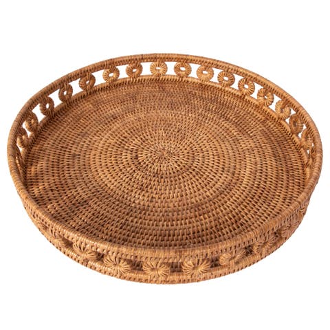 Artifacts Rattan Inna Design Round Tray