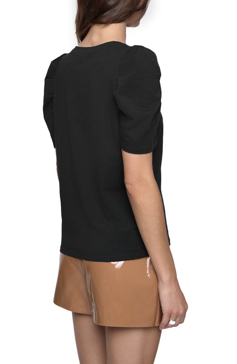 Rebecca Minkoff Janine Short Sleeve Top, Alternate, color, 