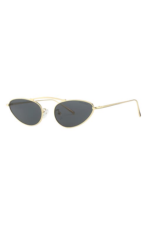 Fifth & Ninth Daphne 60mm Polarized Cat Eye Sunglasses In Gold