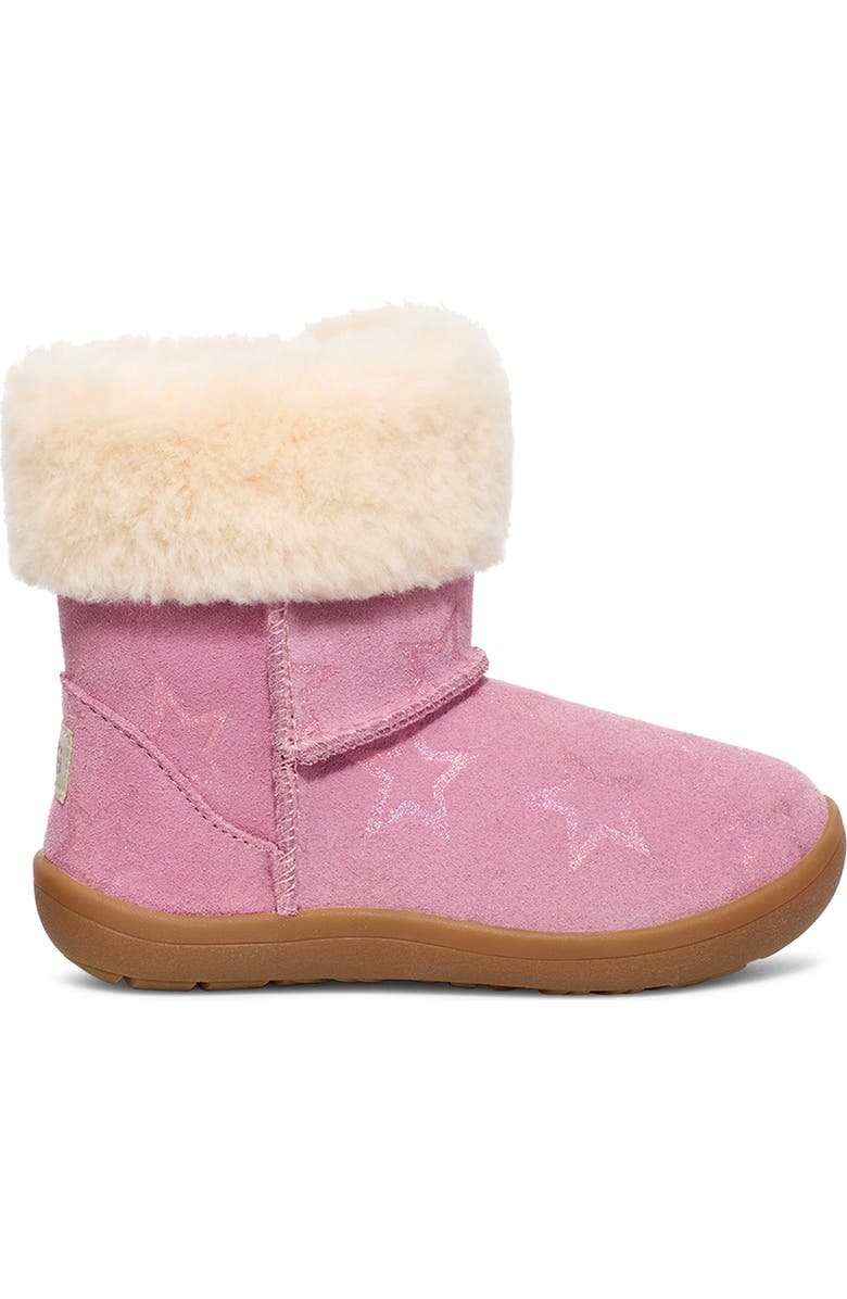 UGG<sup>®</sup> Kids' Sammee Iridescent Star Boot, Alternate, color, Dusty Orchid / Pink Iridescent