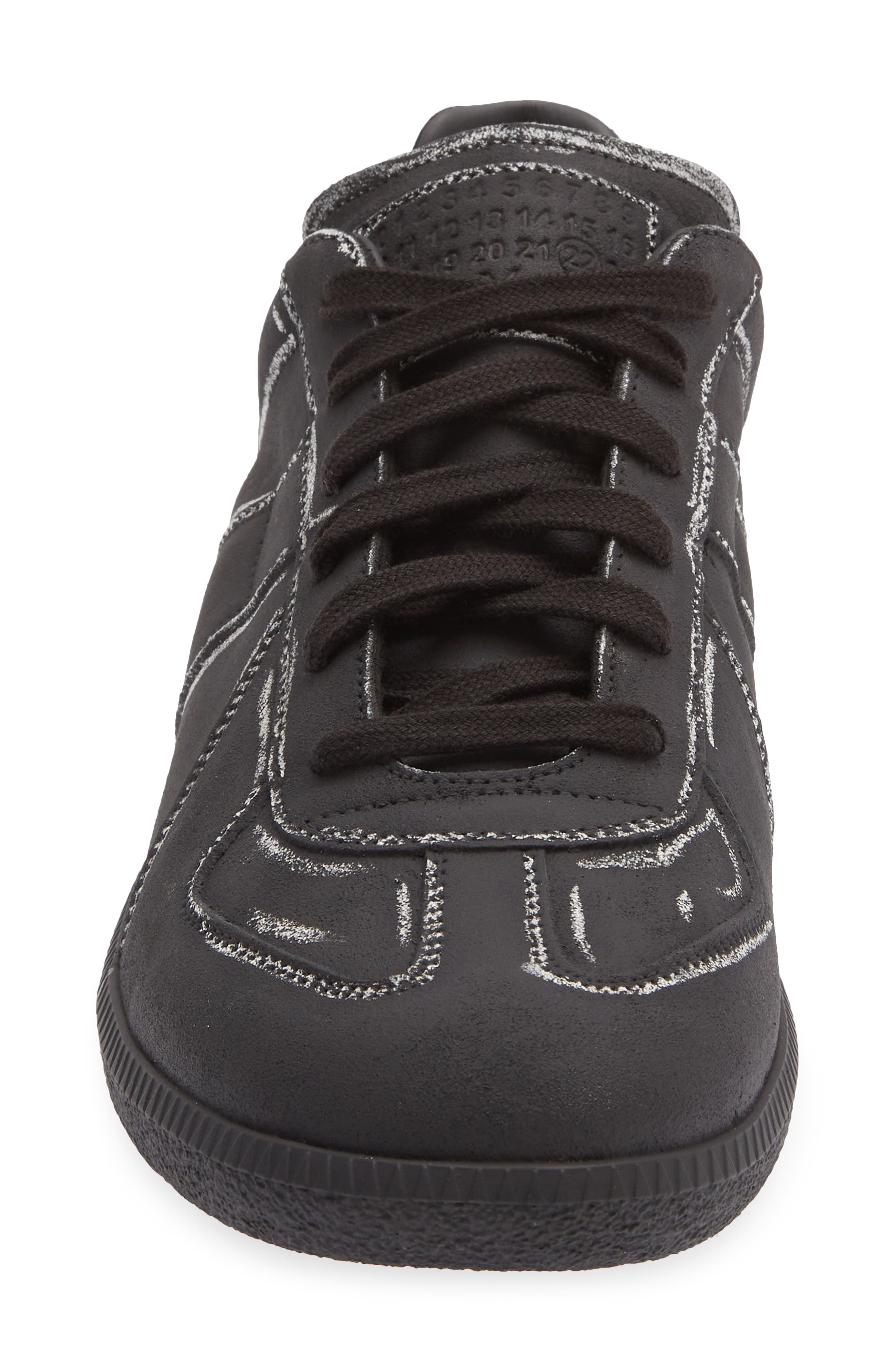 Replica Low Top Sneaker, Alternate, color, BLACK/ WHITE