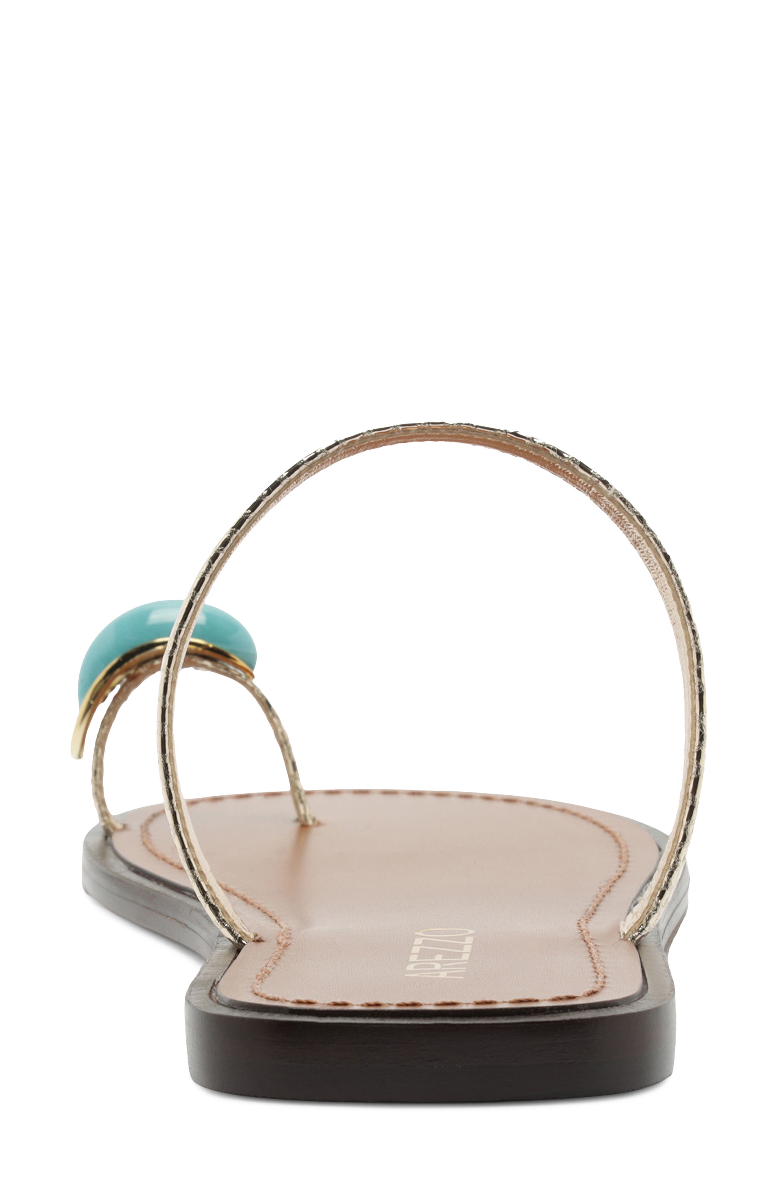 Arezzo Sophie Slide Sandal, Alternate, color, Platino