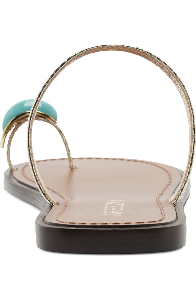 Arezzo Sophie Slide Sandal, Alternate, color, Platino