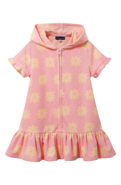 Kids' Hooded Terry Cover-Up Dress (Toddler)