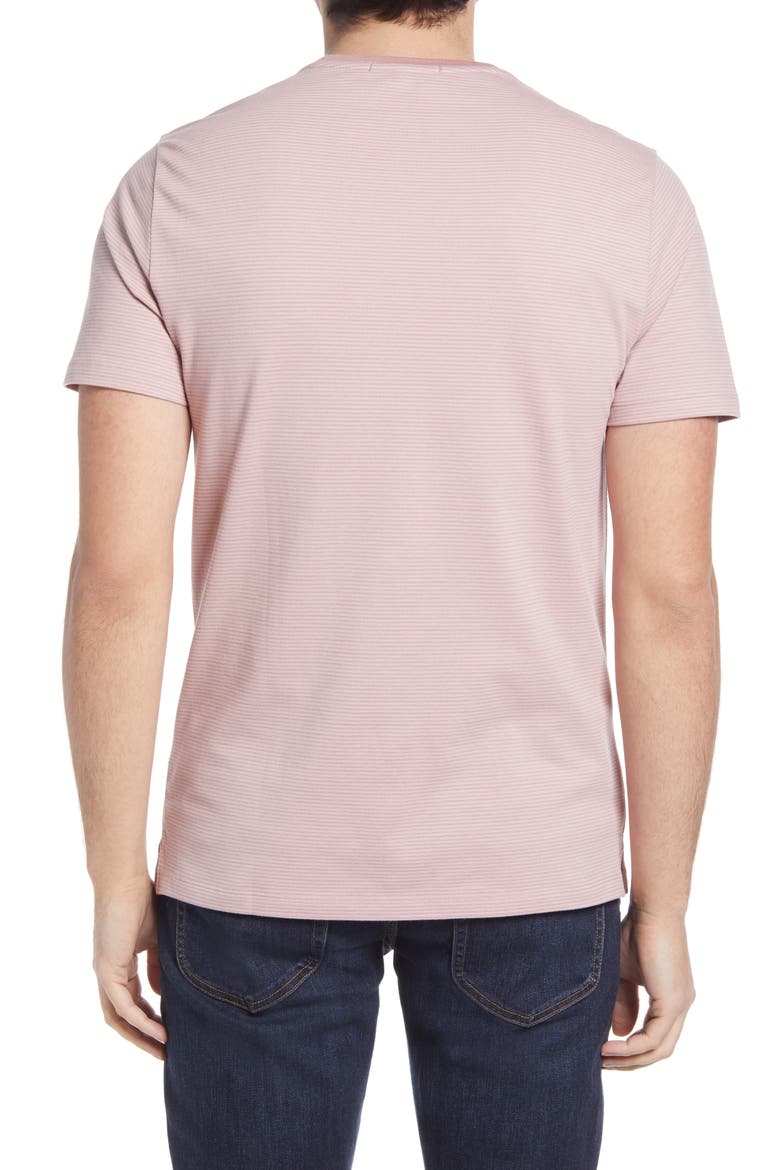 Men's Bancroft Pinstripe T-Shirt, Alternate, color, CORAL