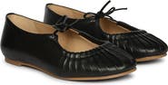 Jelavu Ellie Tied Bow Ruched Ballerina
