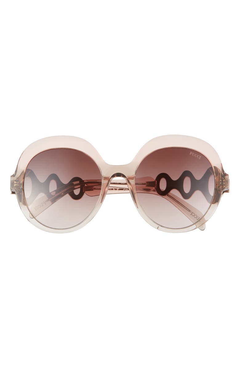 Emilio Pucci 55mm Round Sunglasses, Main, color,