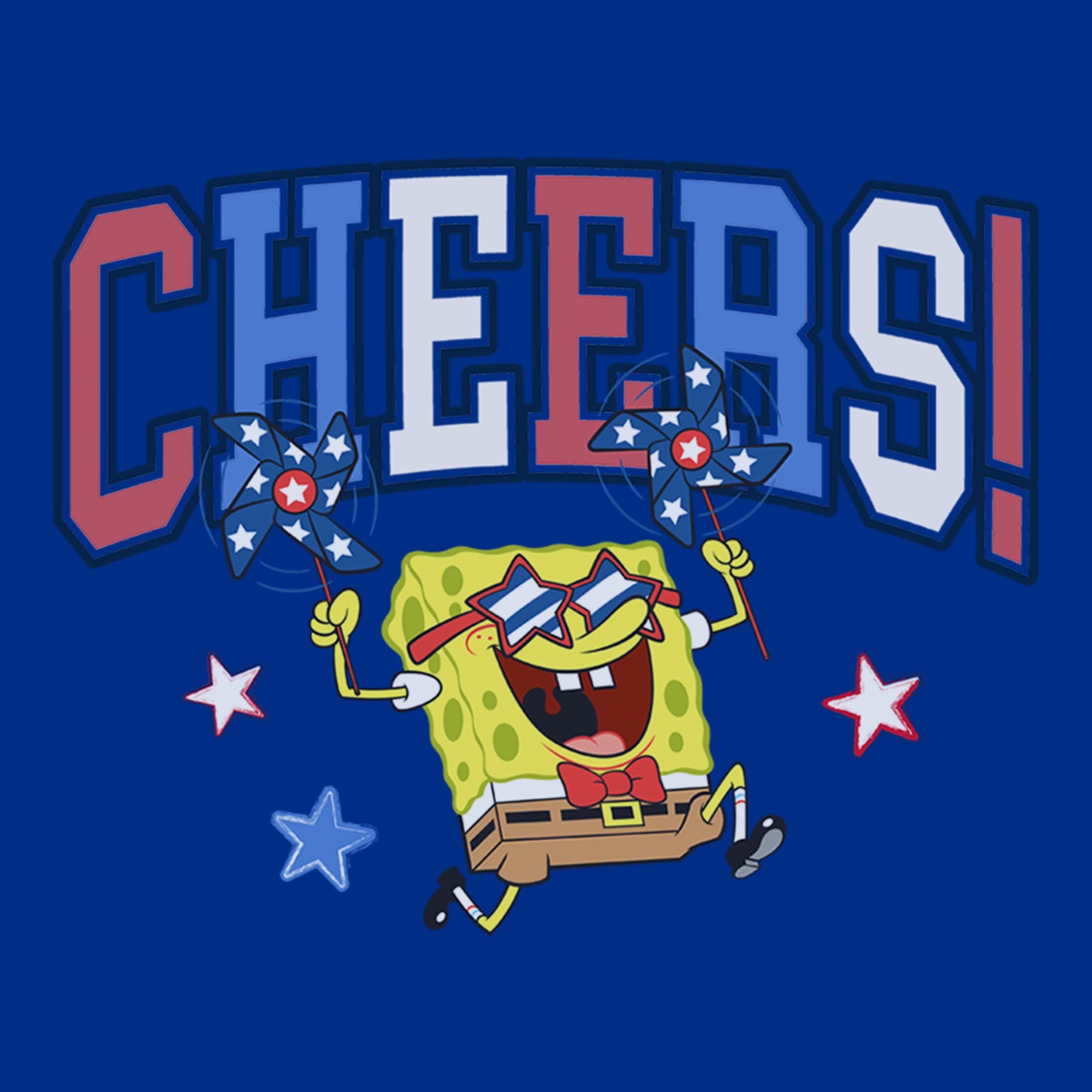 SpongeBob SquarePants Junior's Cheers Celebration Short Sleeve Graphic ...