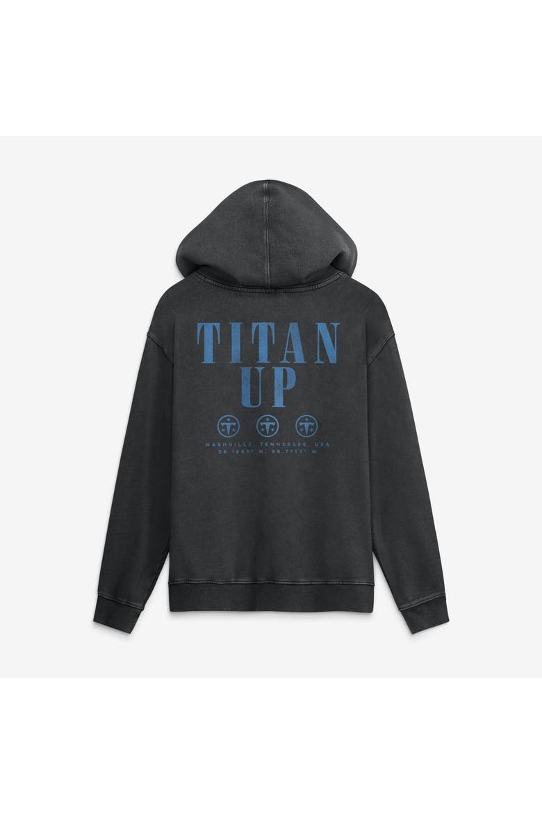 Men's Fanatics Black Tennessee Titans Relaxed Intense Rivalry French Terry Hoodie, Alternate, color, Black