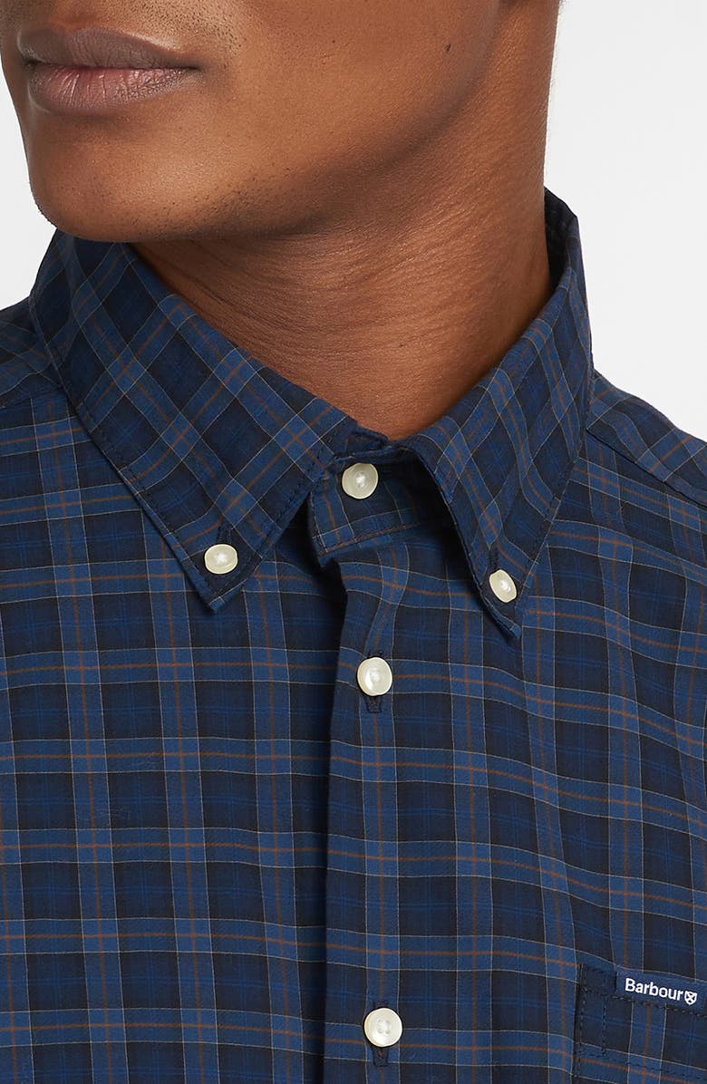 Barbour Lomond Tailored Fit Plaid Stretch Button-Down Shirt, Alternate, color,