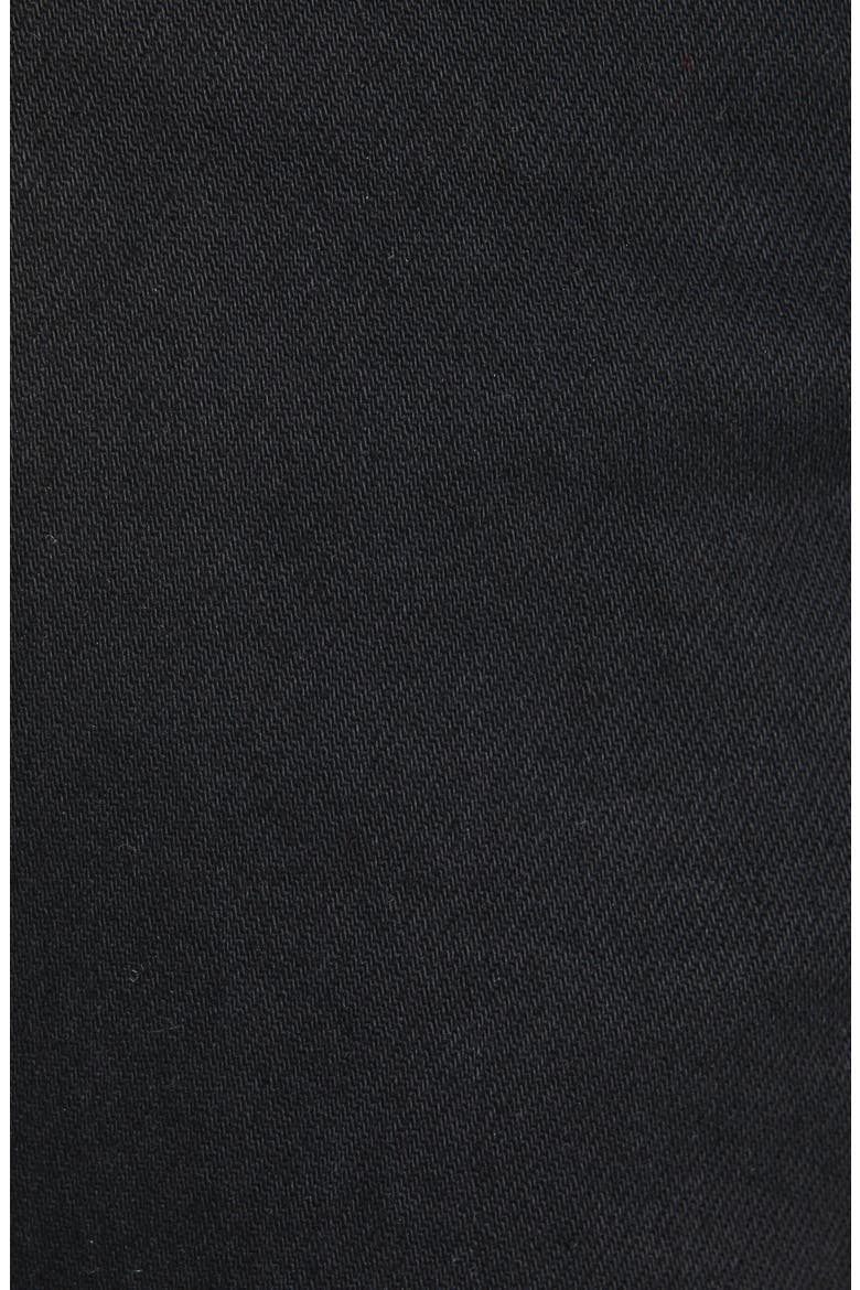 Spliced Low Rise Bootcut Jeans, Alternate, color, BLACK
