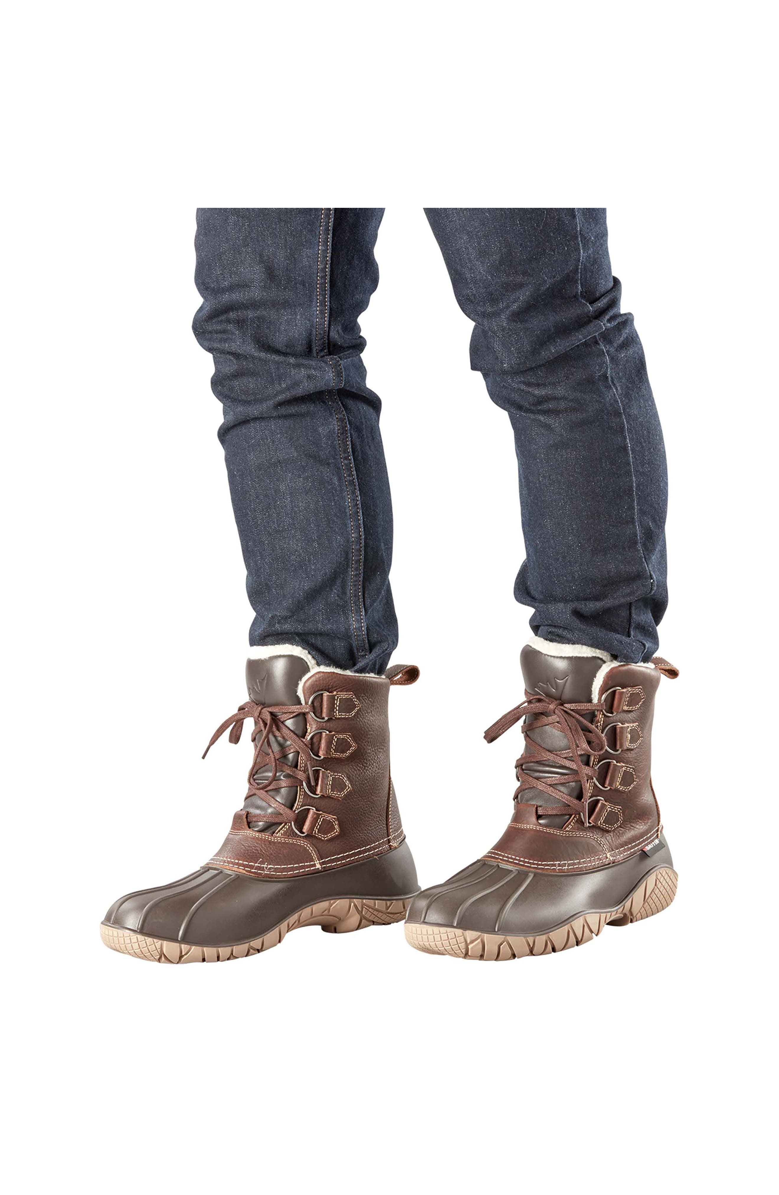 Baffin Yellowknife Waterproof Snow Boot, Alternate, color, Brown