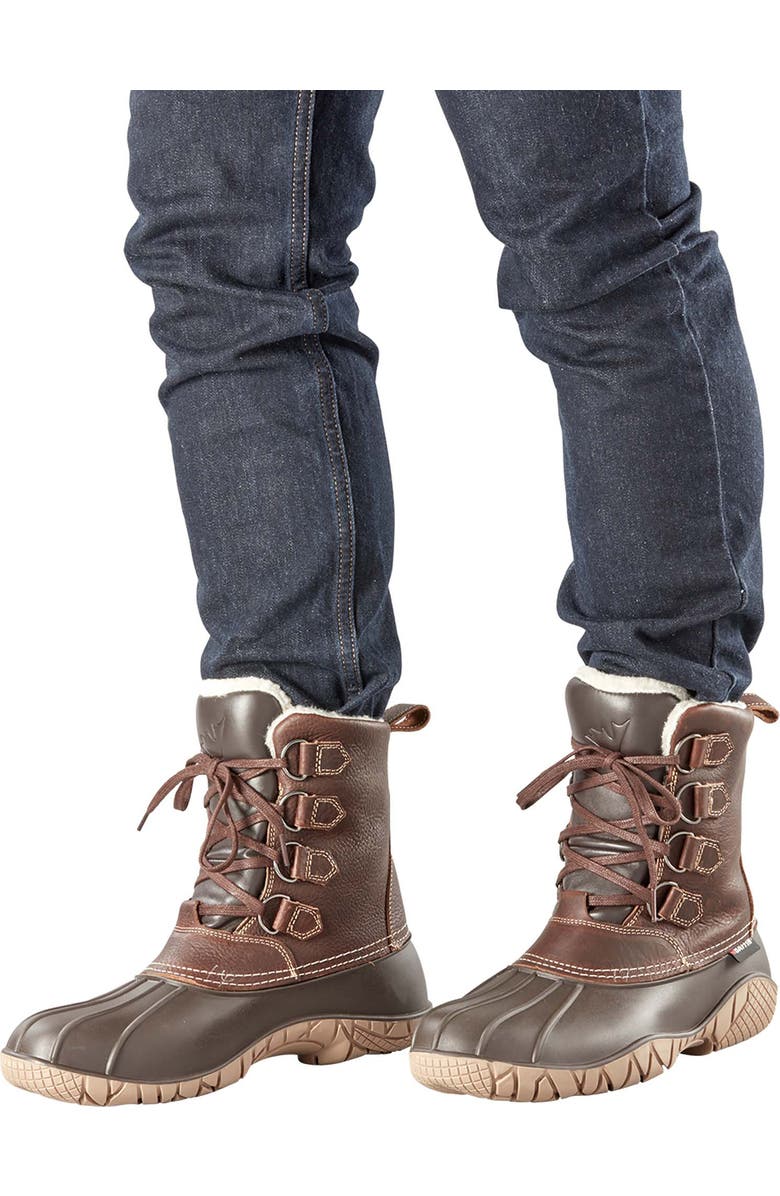 Baffin Yellowknife Waterproof Snow Boot, Alternate, color, Brown