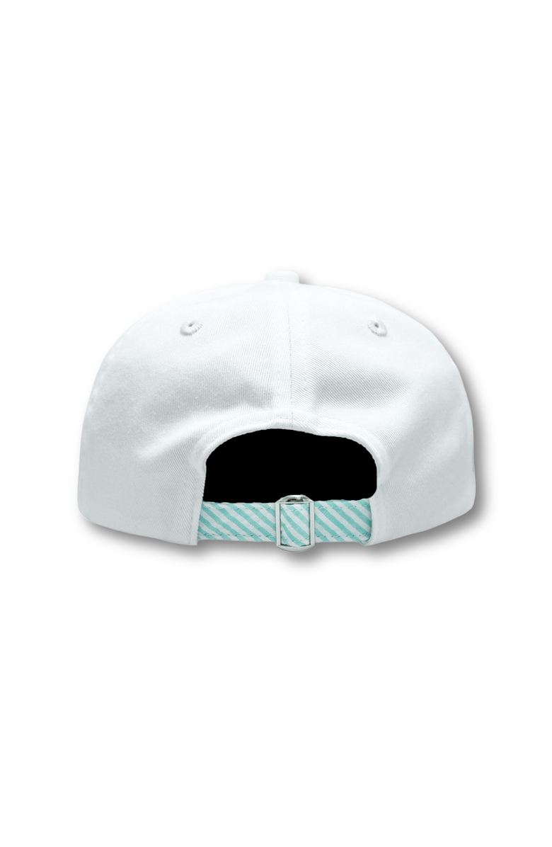 Bits & Bows Tennis Rackets Twill Baseball Hat, Alternate, color, White
