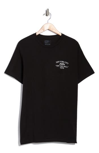 Vans Nyc Fire Escape Logo Graphic T-shirt In Black