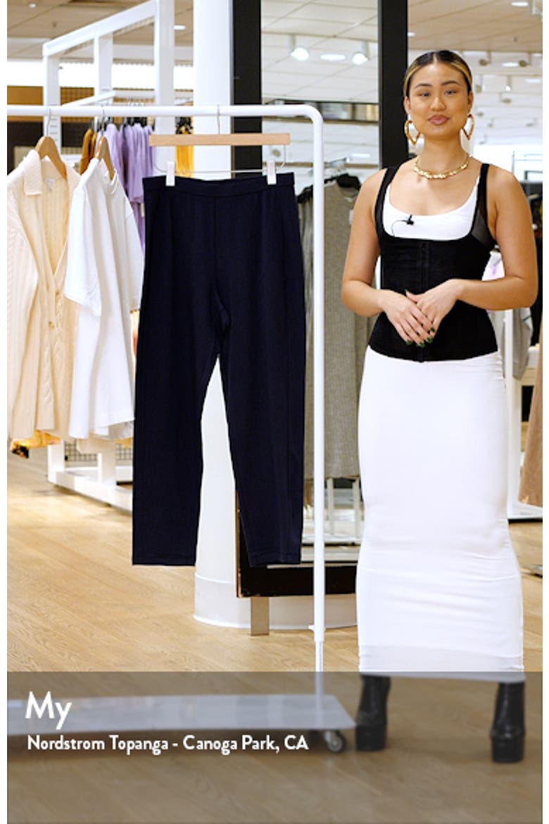 Slouch Fleece Ankle Pants video