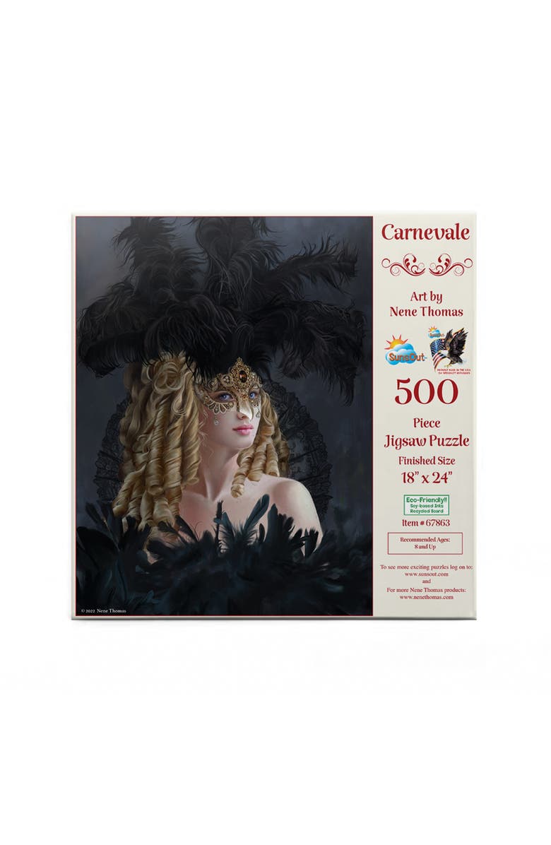 Sunsout Carnevale 500 piece Jigsaw Puzzle for Adults, Alternate, color, Multicolor