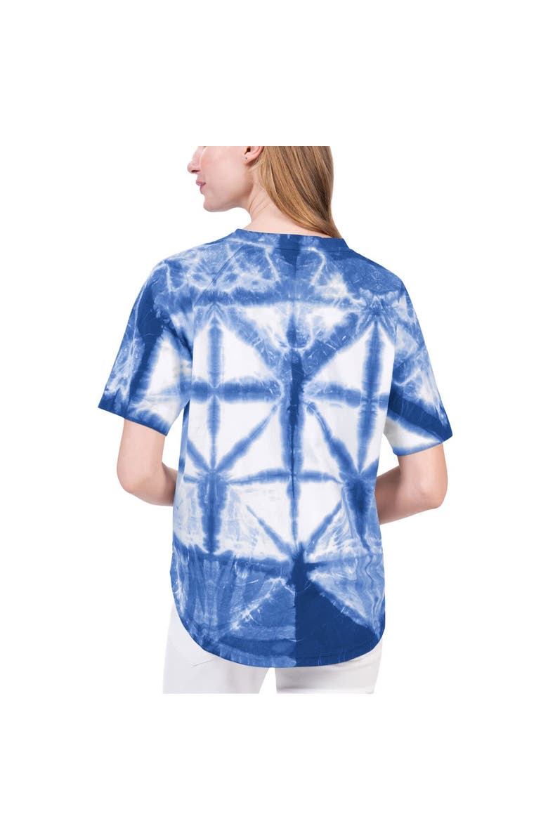 G-III 4HER BY CARL BANKS Women
s G-III 4Her by Carl Banks Royal Philadelphia 76ers Tournament Raglan Oversized Tie-Dye V-Neck T-Shirt, Alternate, color, Royal