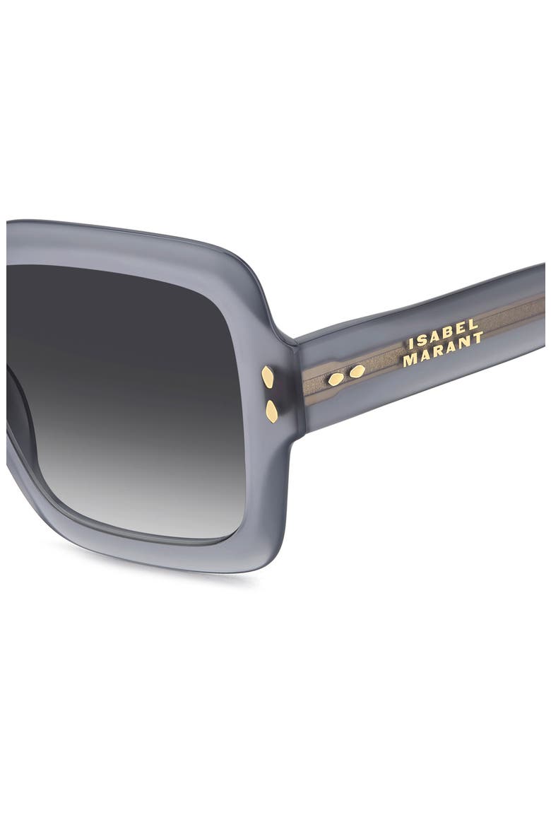 54mm Gradient Square Sunglasses, Alternate, color, GREY/ DARK GREY SF