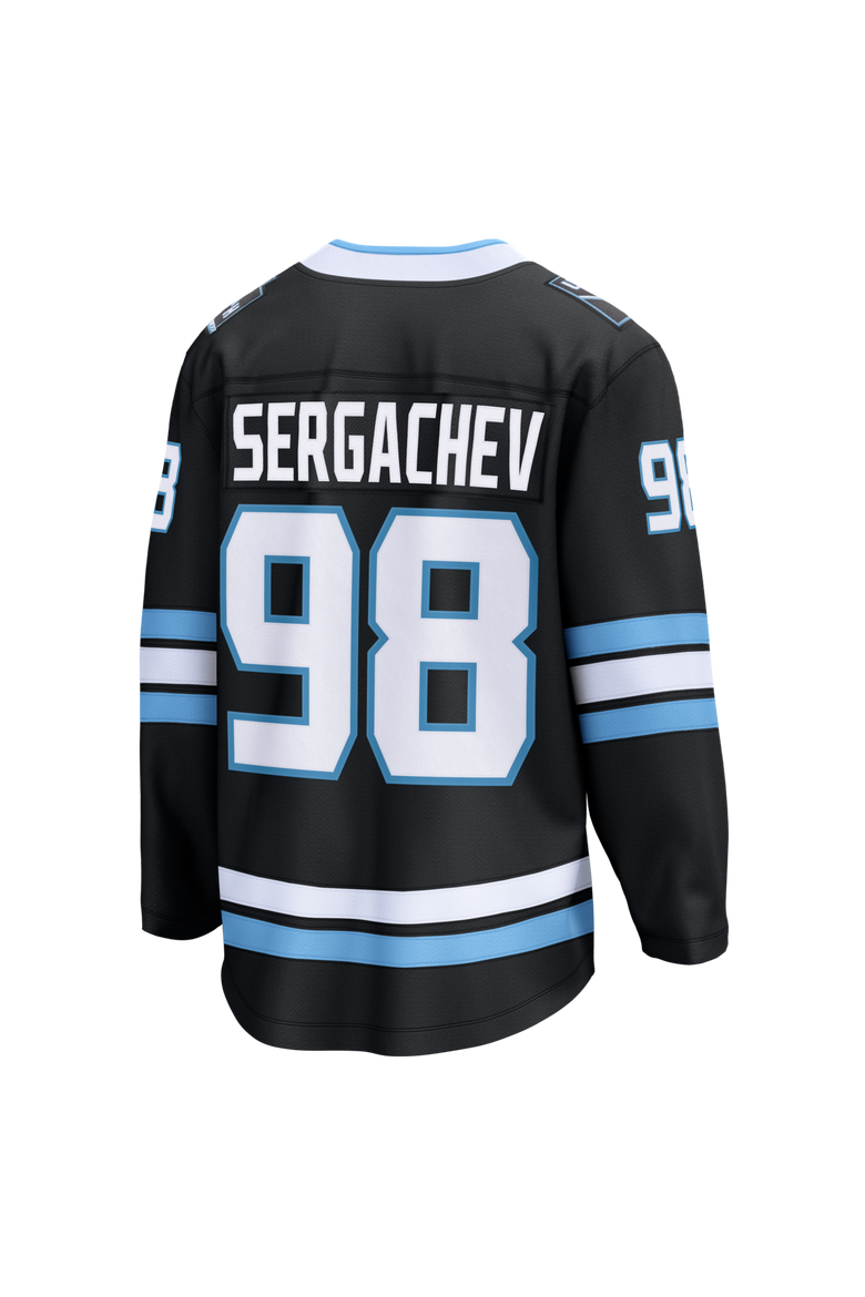 Men's Fanatics Mikhail Sergachev Black Utah Mammoth Home Breakaway Player Jersey, Alternate, color, Black