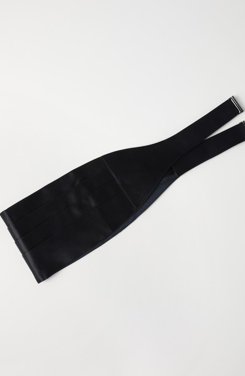 Brunello Cucinelli Cummerbund, Alternate, color, Black