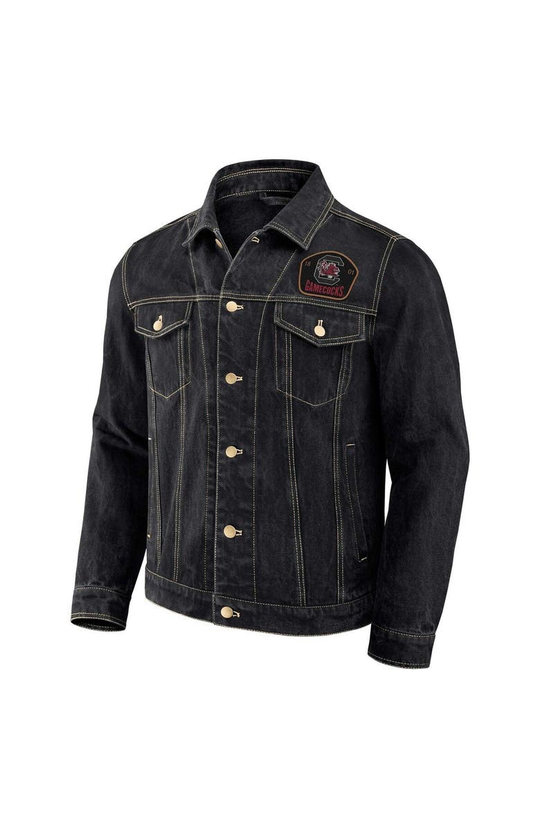 Darius Rucker Collection by Fanatics Men's Darius Rucker Collection by Fanatics Black South Carolina Gamecocks Button-Up Denim Jacket, Alternate, color, 
