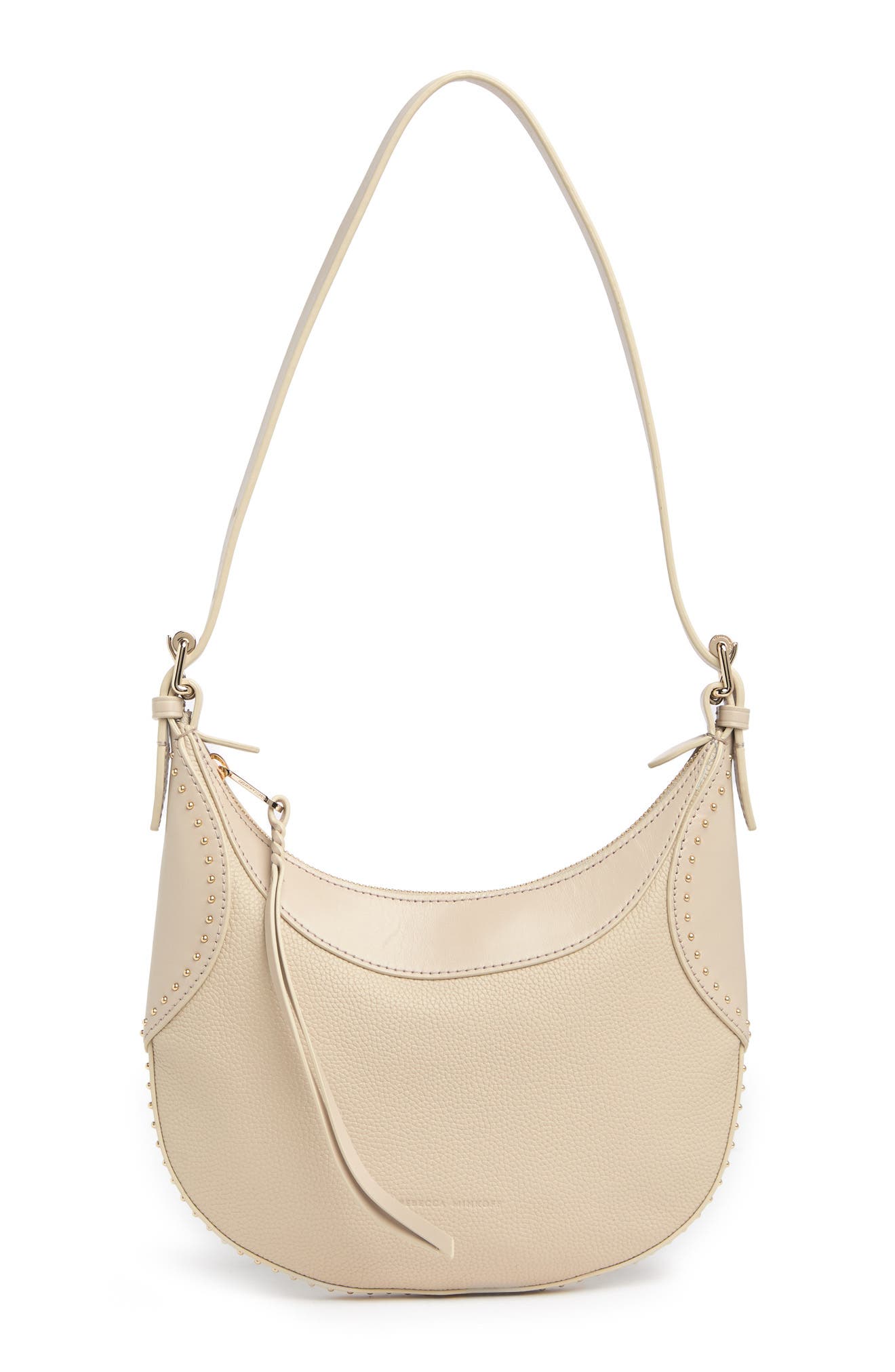 Rebecca Minkoff Pippa Studded Hobo Bag, Main, color, 