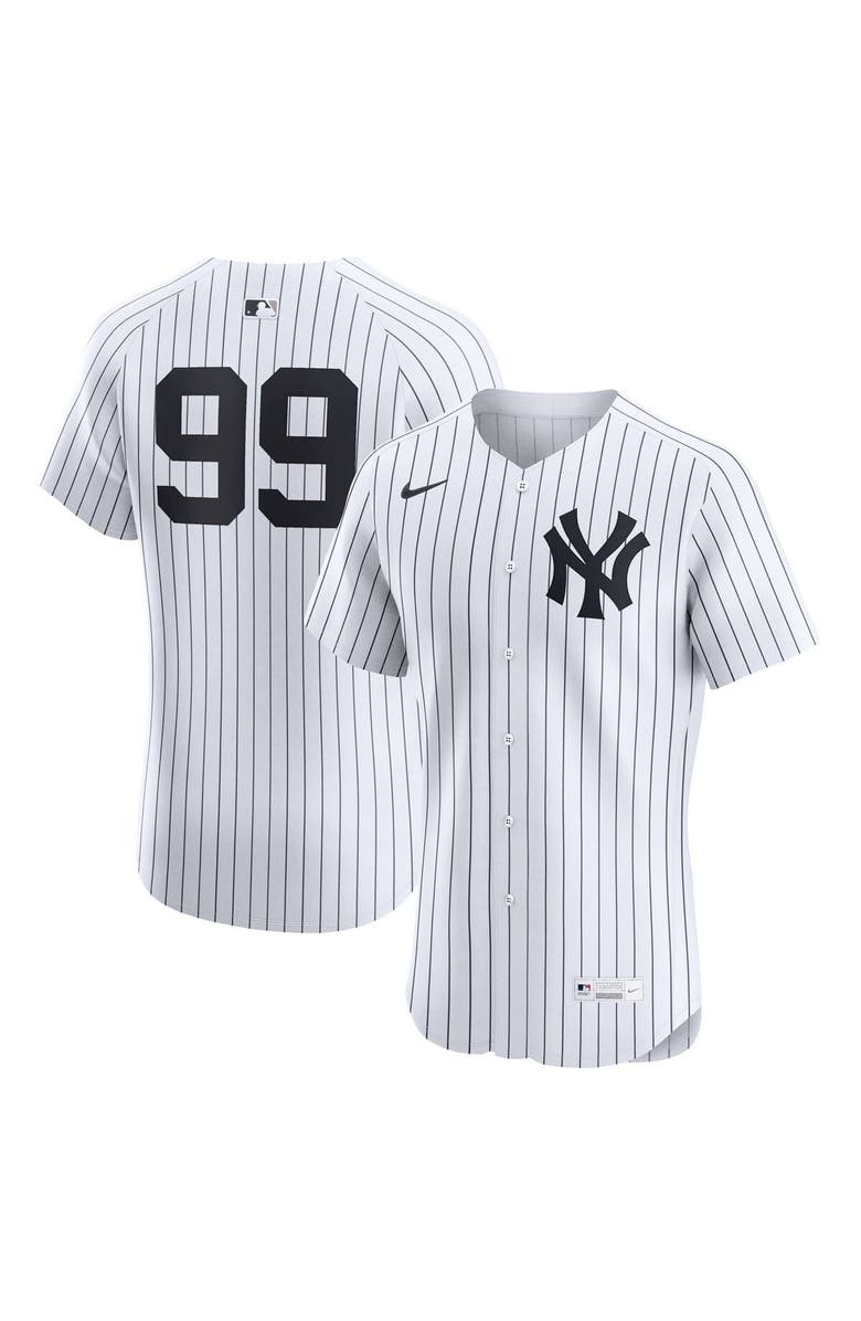Nike Men's Nike Aaron Judge White New York Yankees Home Elite Player Jersey, Alternate, color, White