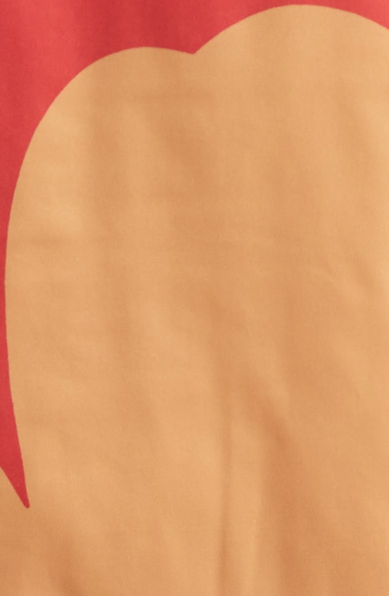 Marimekko Blossa Unikko Bomber Jacket, Alternate, color, Red, Brown