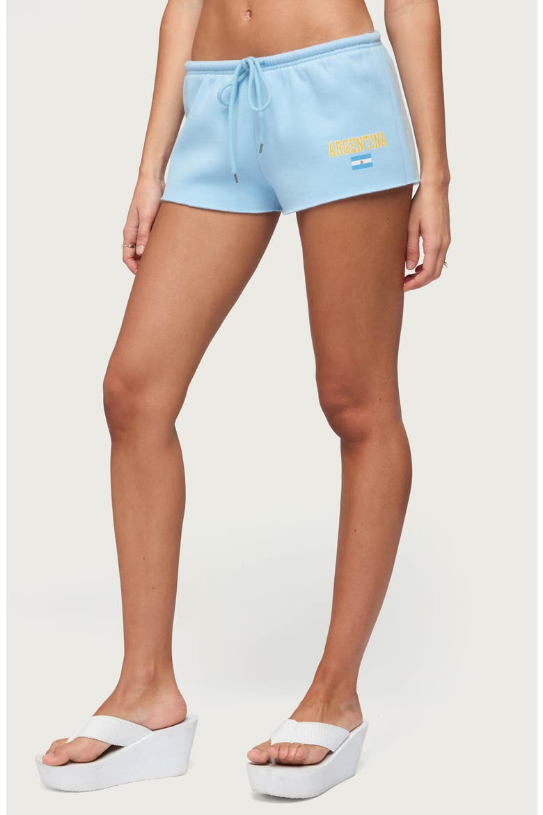 Argentina Low Rise Shorts, Alternate, color, LIGHT-BLUE