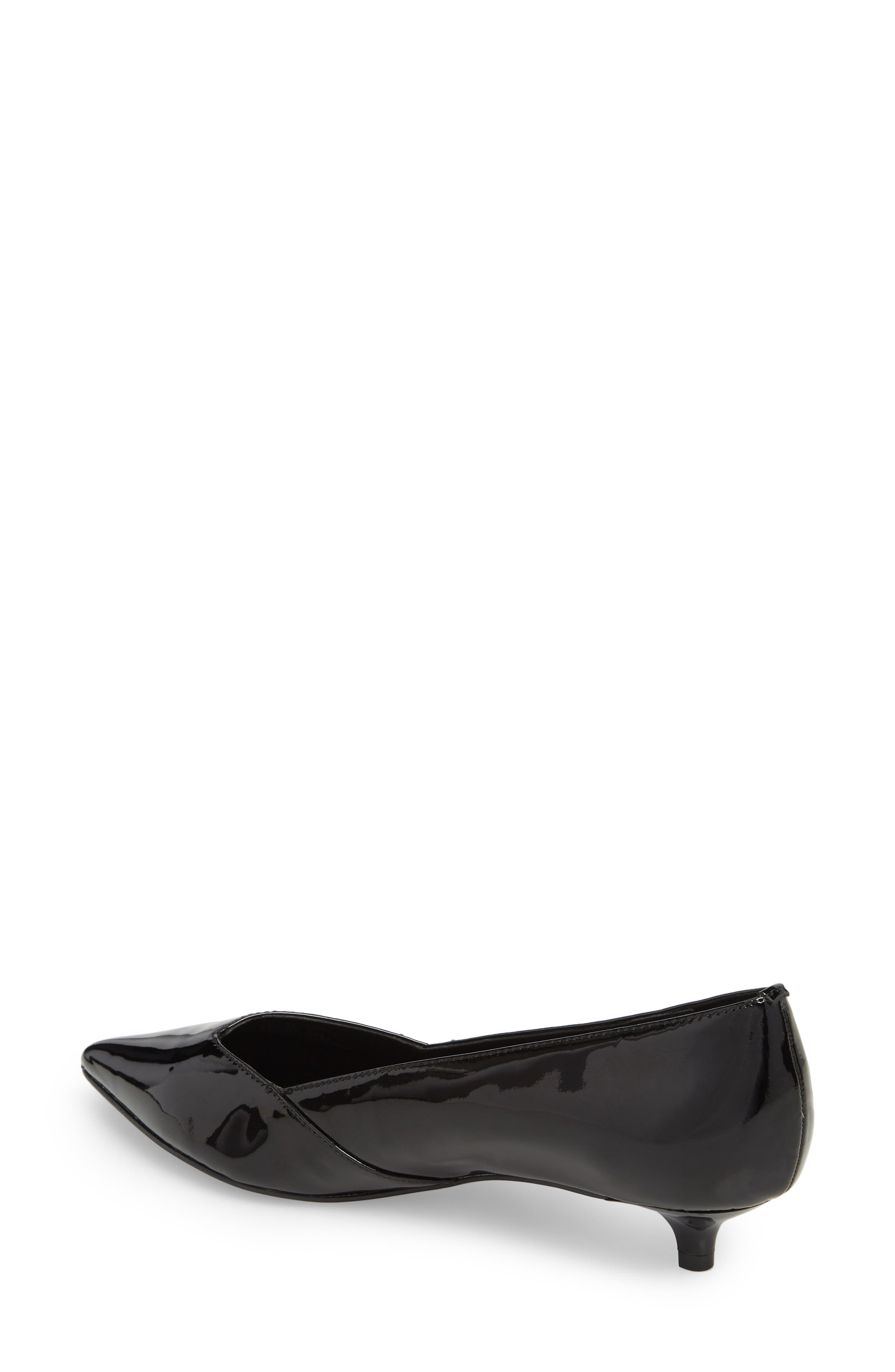 Mai Kitten Heel Pump, Alternate, color, BLACK LEATHER