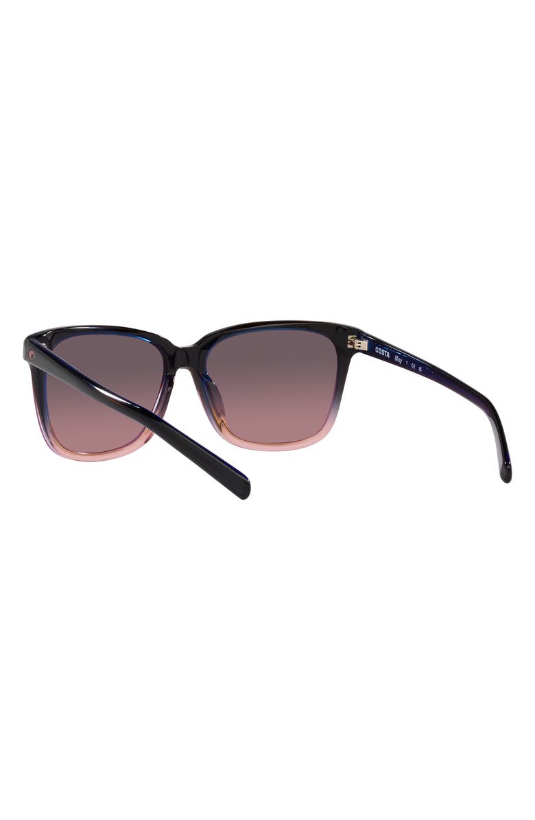 Costa Del Mar May 57mm Gradient Phantos Sunglasses, Alternate, color, Pink