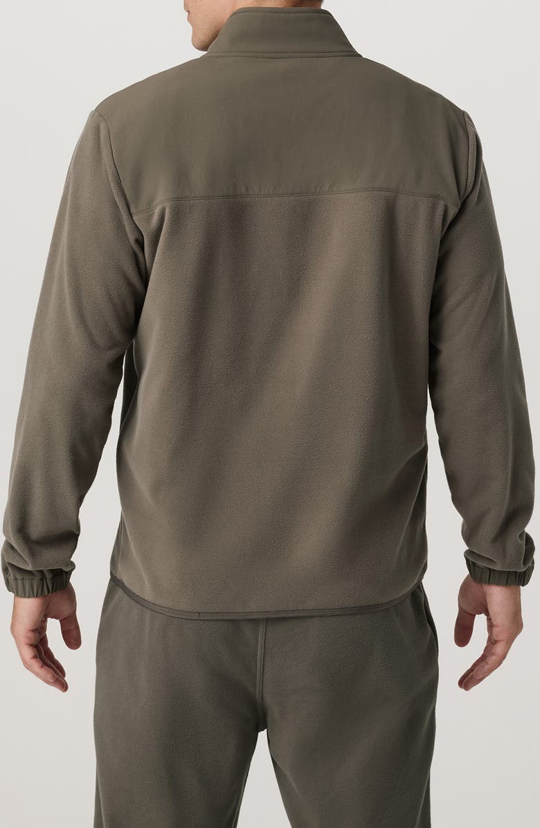 Vuori Half Snap Water Repellent Fleece Pullover, Alternate, color, Root