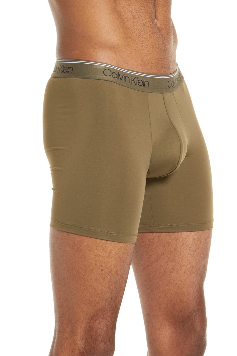 3-Pack Low Rise Microfiber Stretch Boxer Briefs, Alternate, color, POLARIS BLUE/ MULTI
