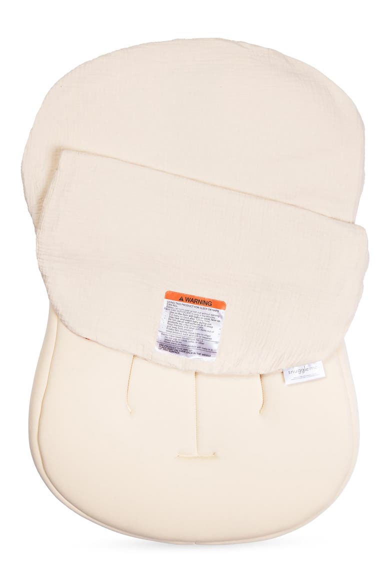 Lounger Curve Muslin Cover, Alternate, color, NATURAL
